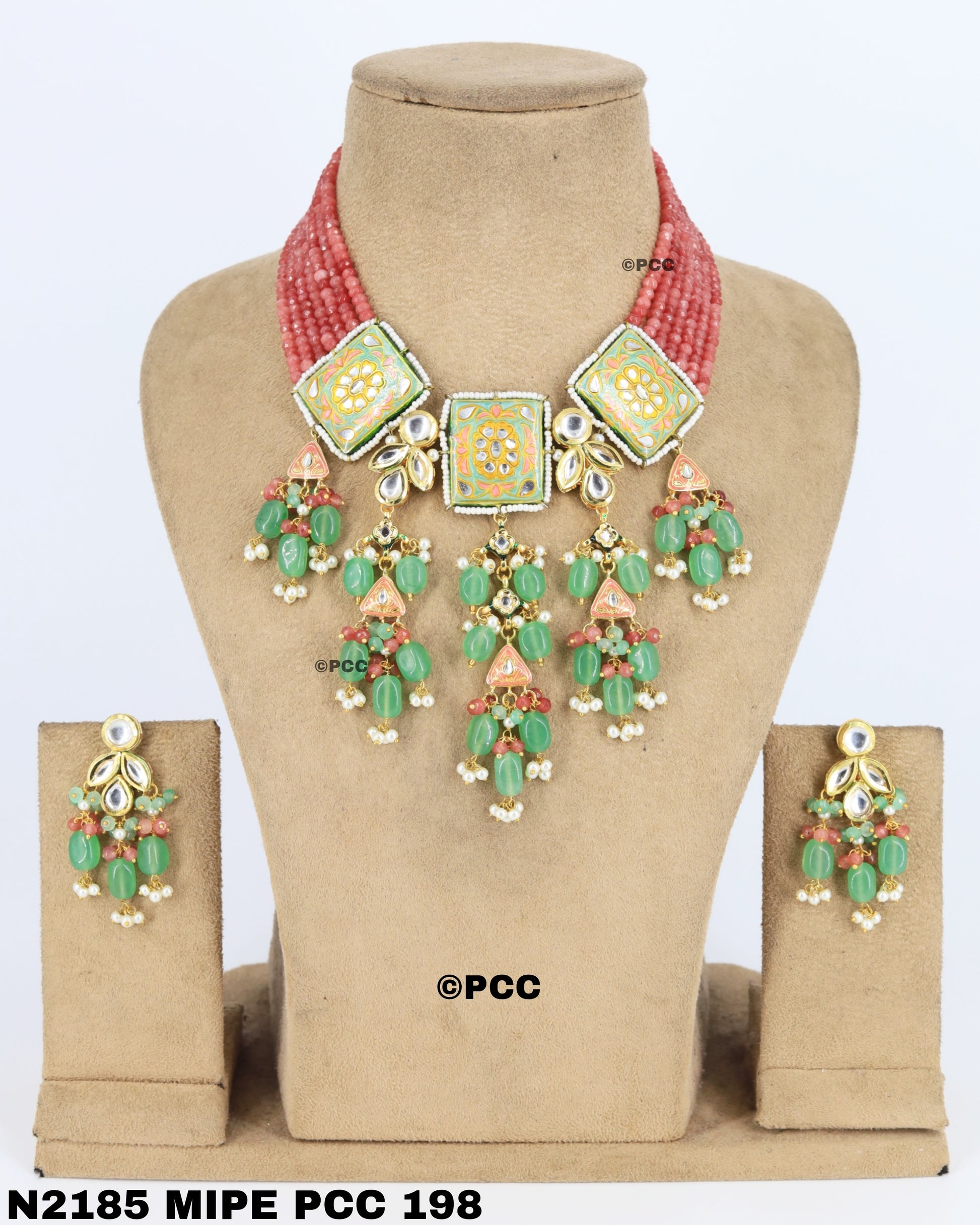 Heritage Treasures Rajasthani Traditional Kundan Necklace Set