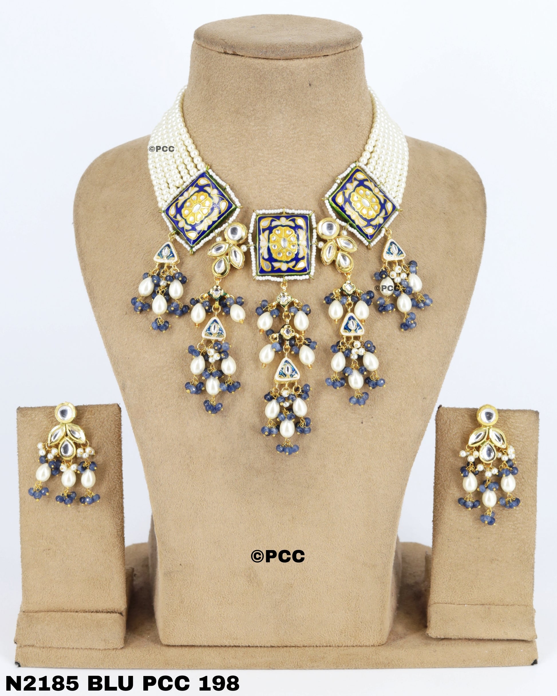 Heritage Treasures Rajasthani Traditional Kundan Necklace Set