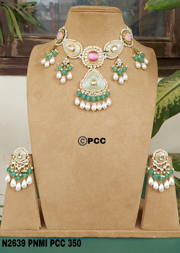 Buy Necklace With Earrings Online | Pinkcity Craft