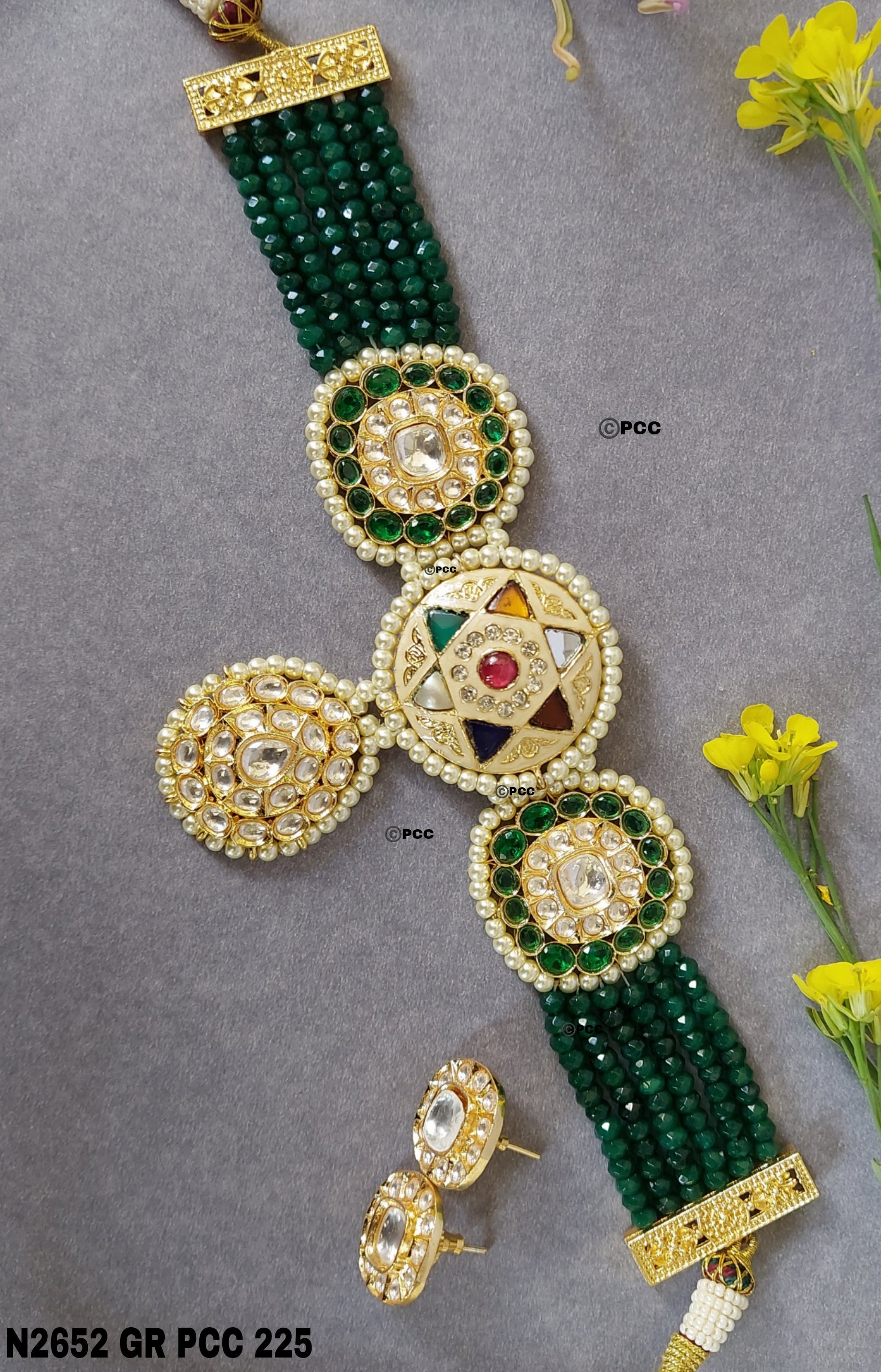 Blossom Kundan Choker Set