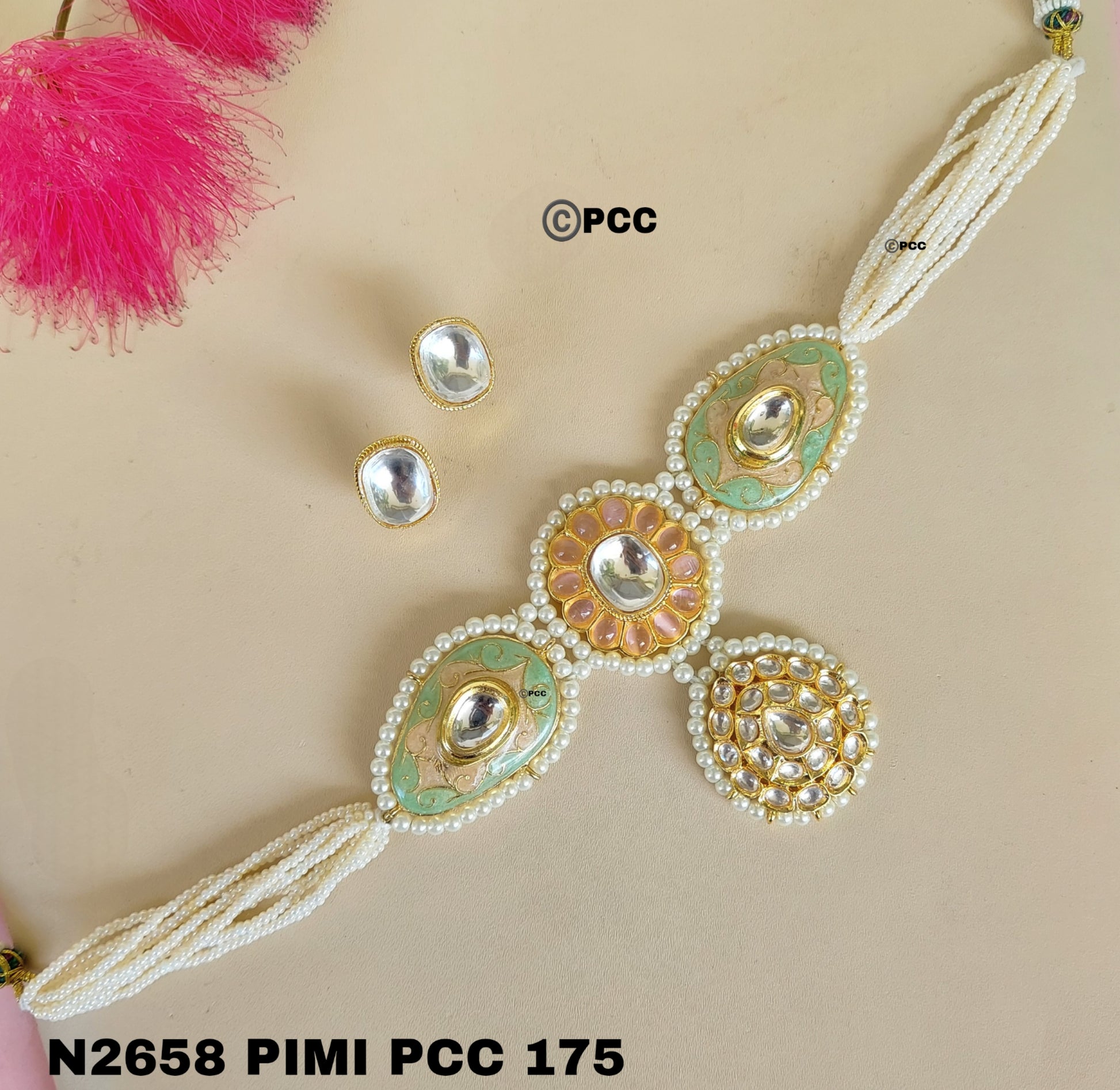 Designer Choker set with earrings