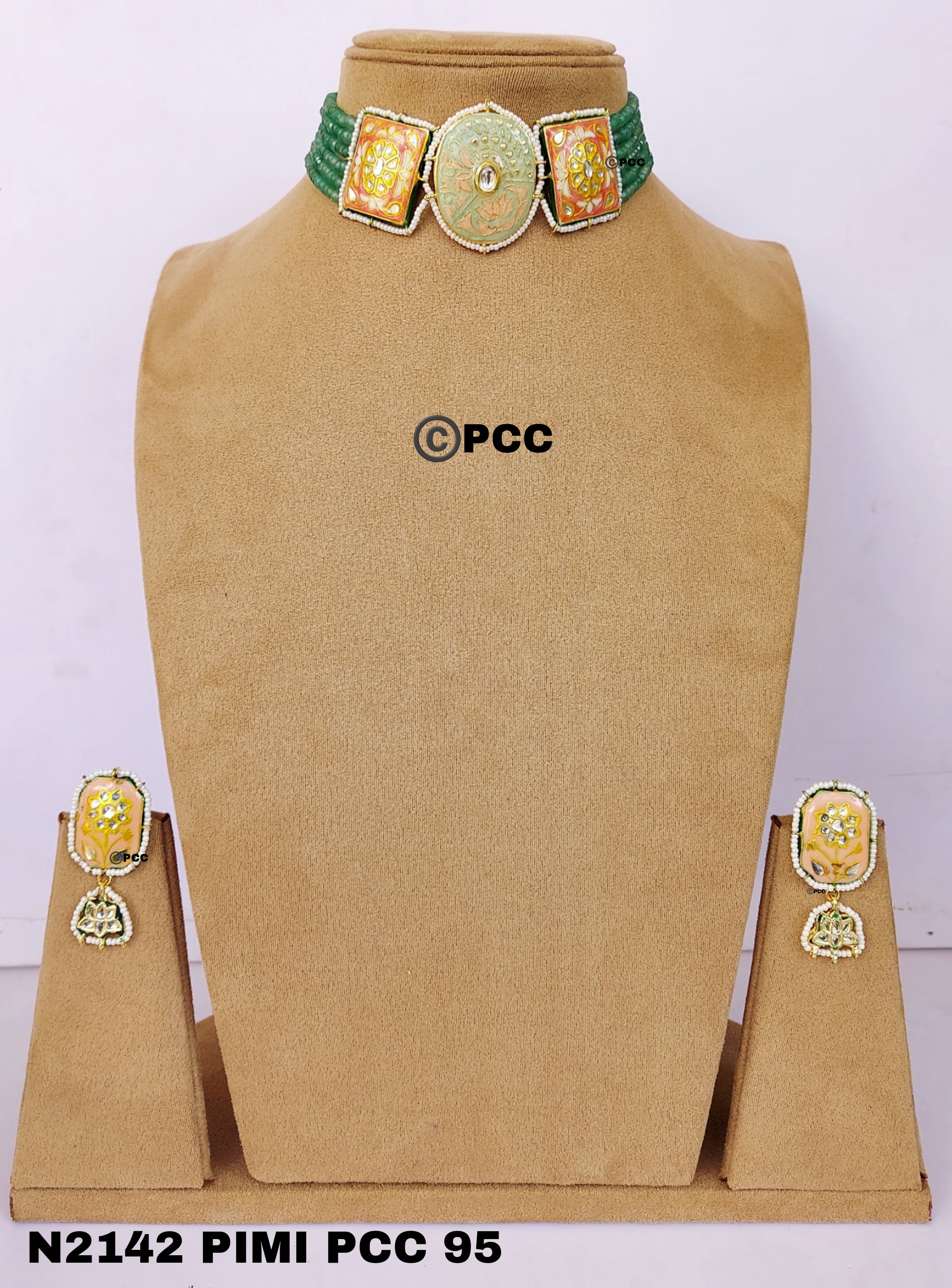 Gulzar Heritage Meena Choker Set