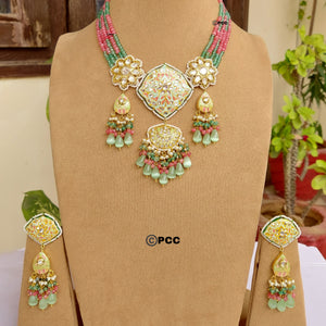 Choker Necklace Jadau & Meenakari Work Jewelry