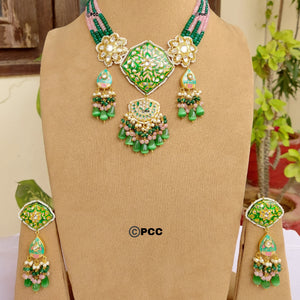 Choker Necklace Jadau & Meenakari Work Jewelry