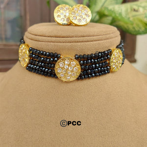 Kundan Choker Necklace Set Handmade Jewelry