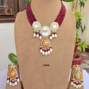 Radiant Charms Designer Necklace set with Earrings