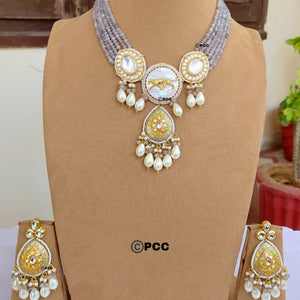 Radiant Charms Designer Necklace set with Earrings