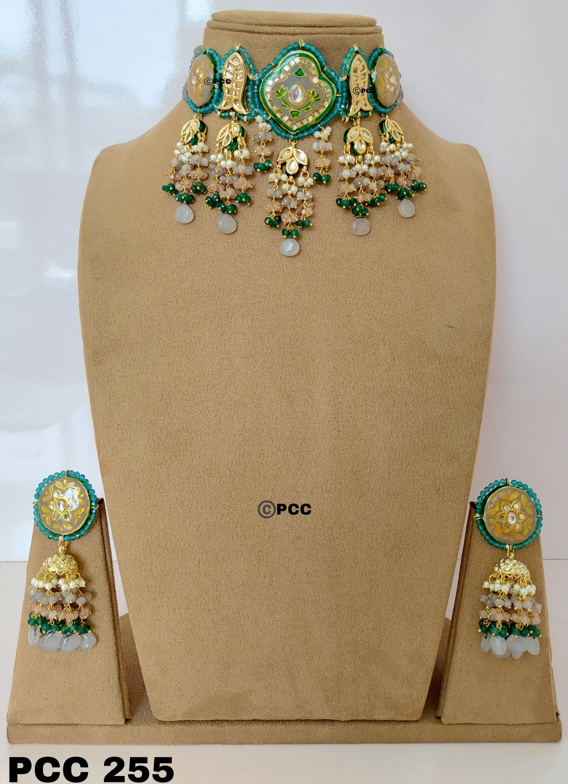 Traditional handmade Choker with Earrings