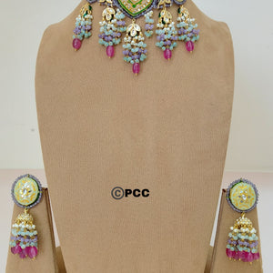 Traditional handmade Choker with Earrings