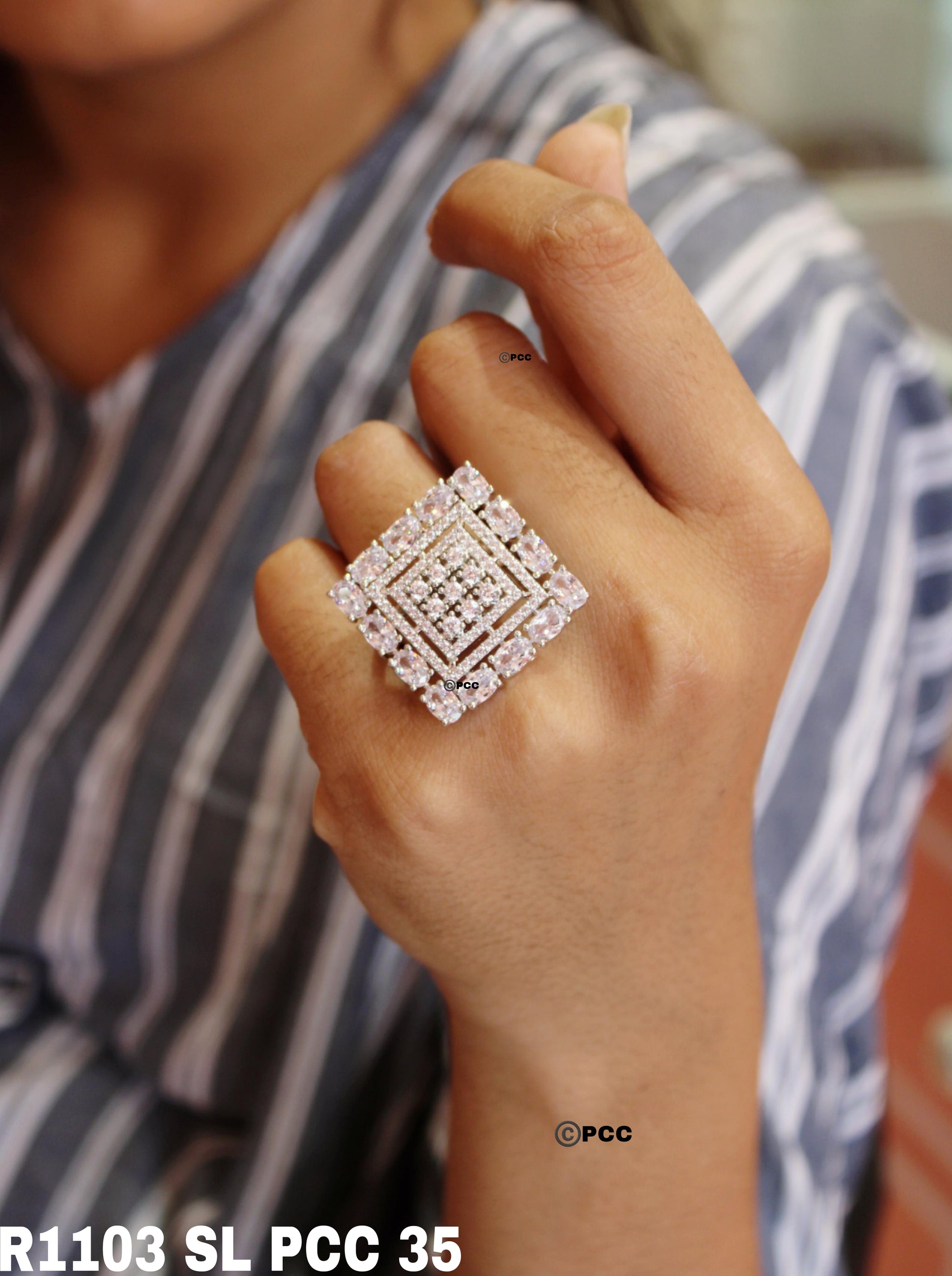 Buy Square Rings at Best Price | Pinkcity Craft