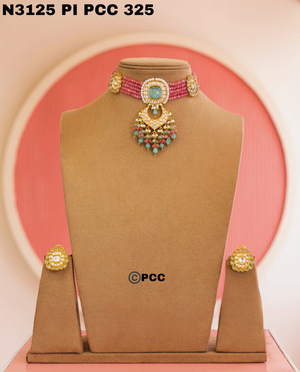 Necklace With Earrings Jewellery Set at Pinkcity Craft