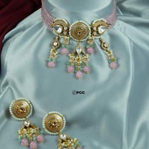 Rajasthani Necklace With Earring Jewellery Set