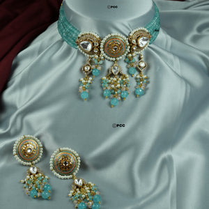 Rajasthani Necklace With Earring Jewellery Set