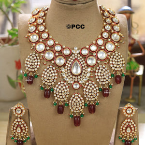 Polki Royal Necklace & a pair of Earrings