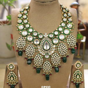 Polki Royal Necklace & a pair of Earrings