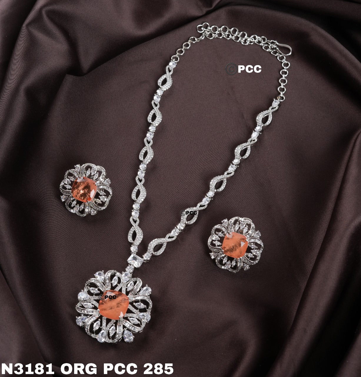 Sunset Bloom Necklace Set