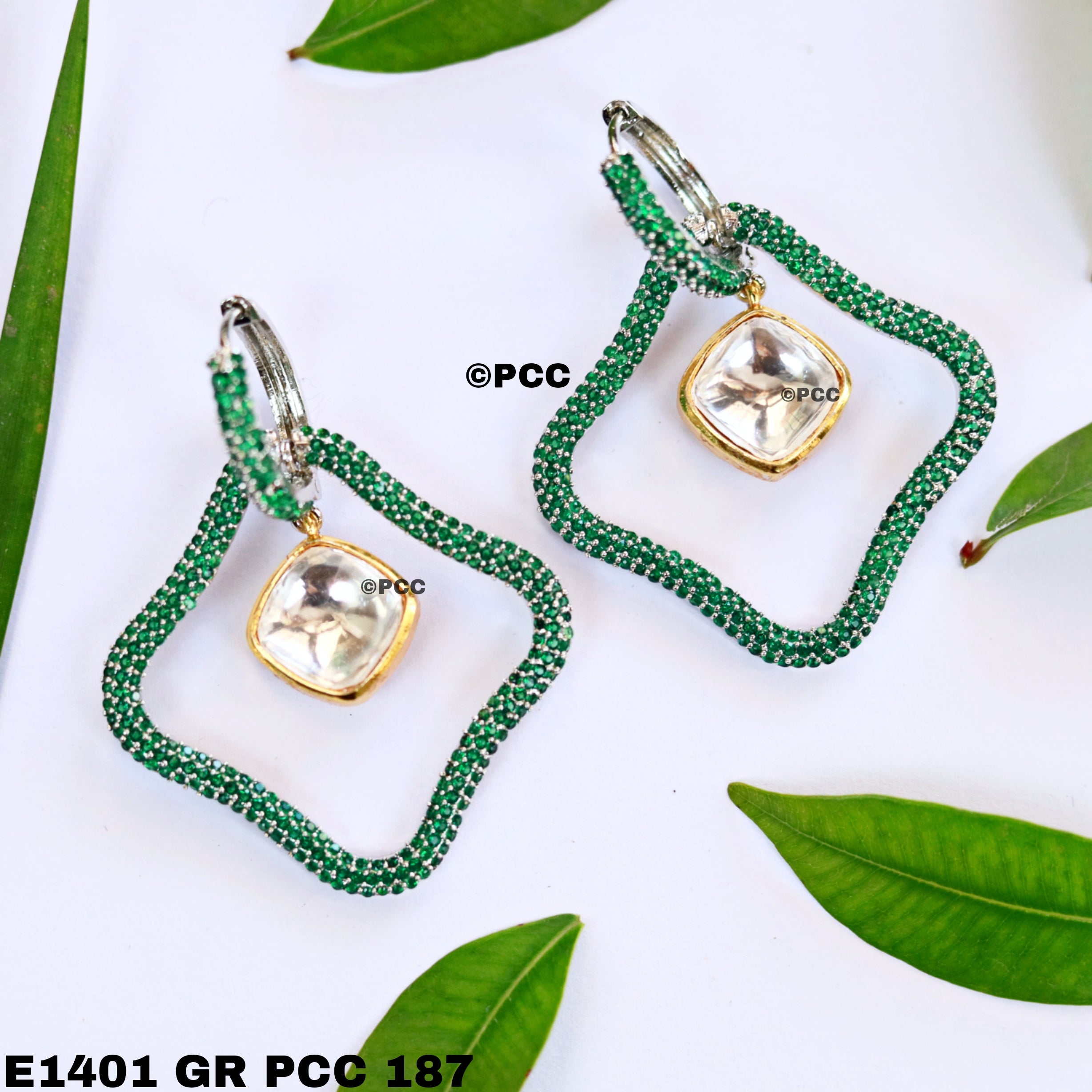 Modern Muse CZ Hoop Earrings