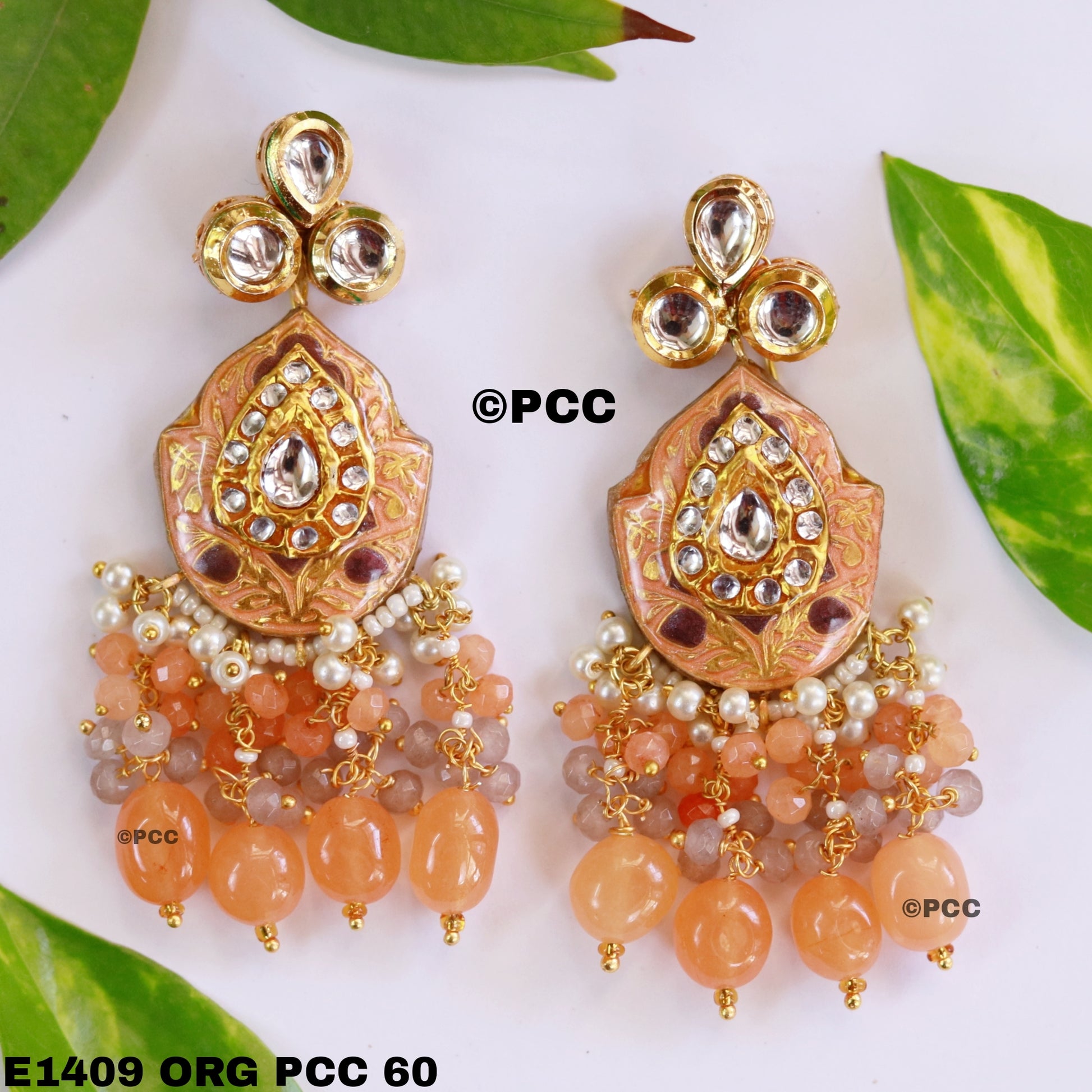 Ethnic Meenakari earring