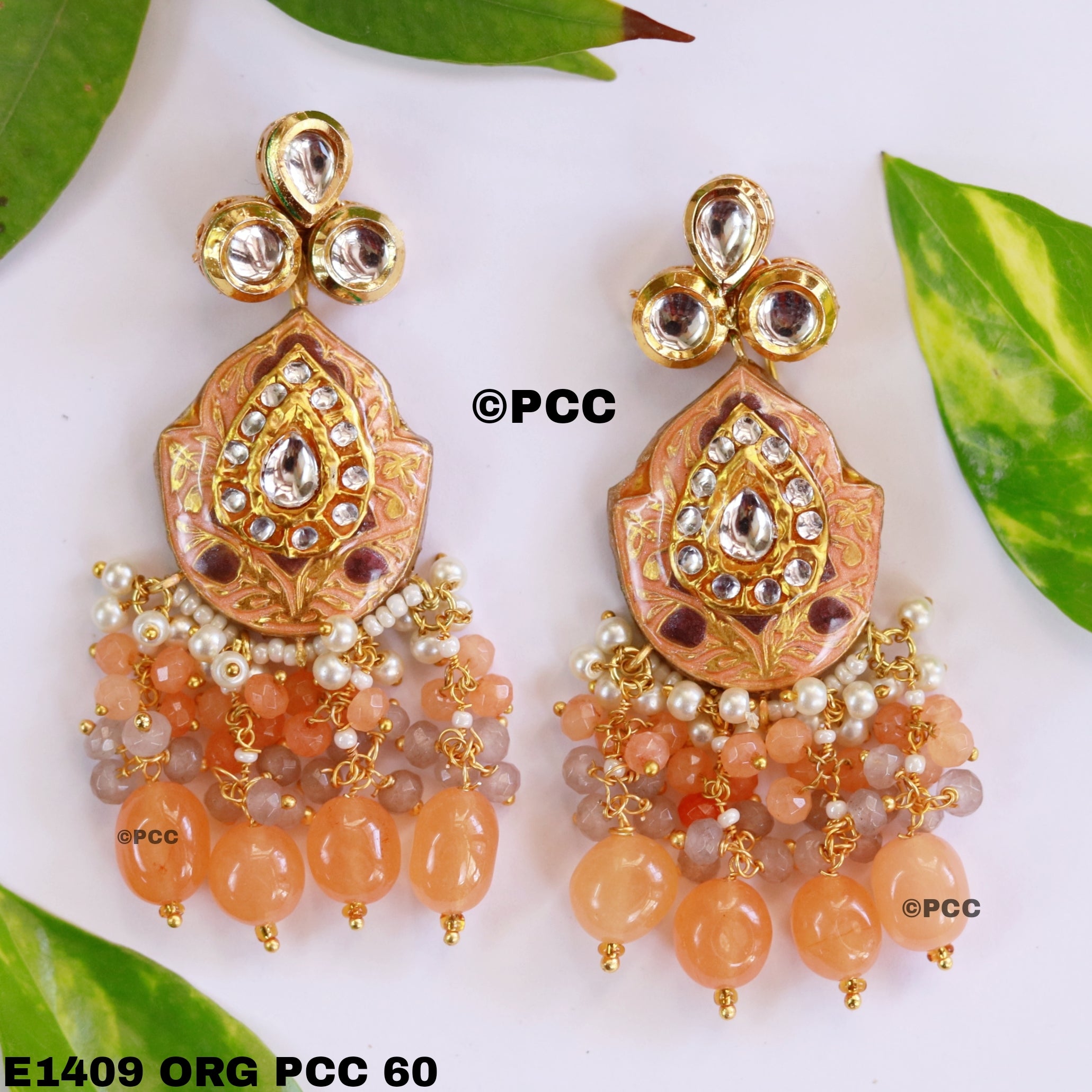 Buy Meenakari Earrings Online at Pinkcity craft